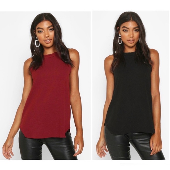 High Neck Sleeveless Top Set - Picture 1 of 14